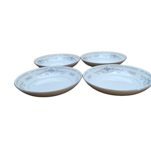 Set of 4 Vintage Wade Fine Porcelain China‎ Diane Bread Plates - Picture 2 of 8